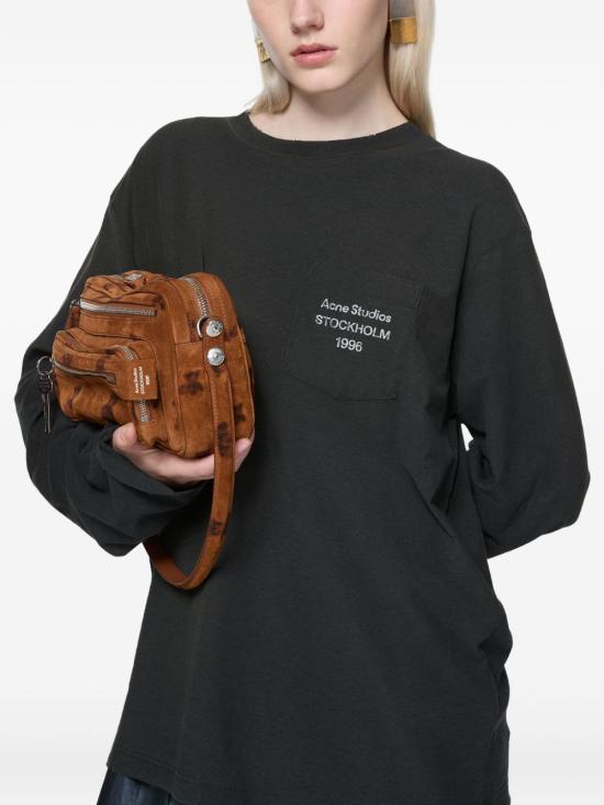 26SS 아크네 스튜디오 긴팔 티셔츠 CL0415BM0 FADED BLACK DOM - ACNE STUDIOS