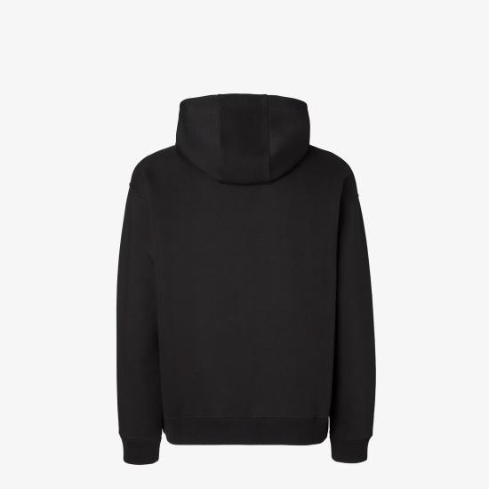 26SS 펜디 FF 엠브로이드 롱 슬리브 후드 티셔츠 FY1143ATL9F0QA1 BLACK DOM - FENDI