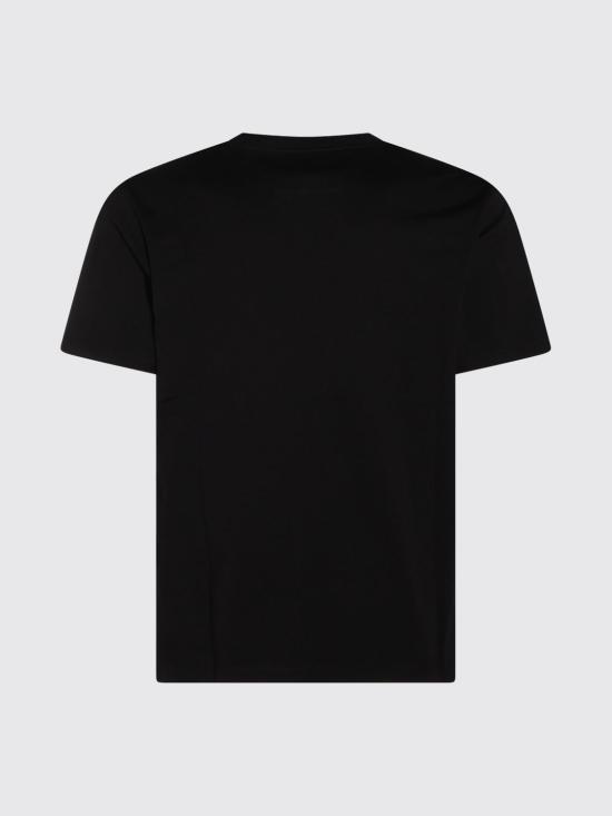 26SS 씨피 컴퍼니 30/1 저지 숏슬리브 로고 티셔츠 20CMTS085A 005100W 999 BLACK DOM - C.P. COMPANY