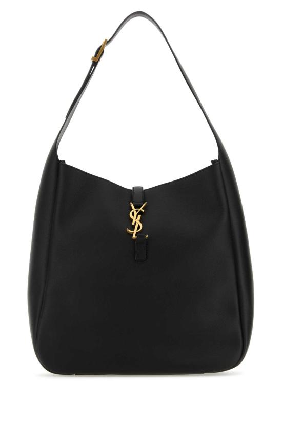 26FW 생로랑 LE 5 A 7 서플 라지 그레인드 레더백 753837AAAUQ 1000 Black