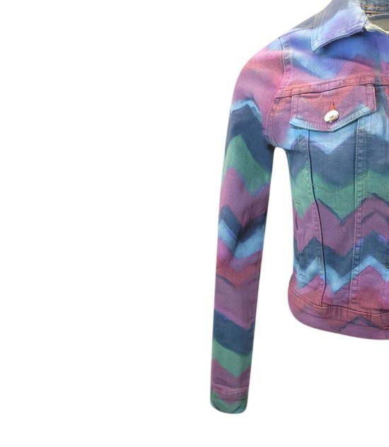  매디슨 메종 자켓 코튼 미스 슬림 진 재킷 라이트 블루 - MADISON MAISON