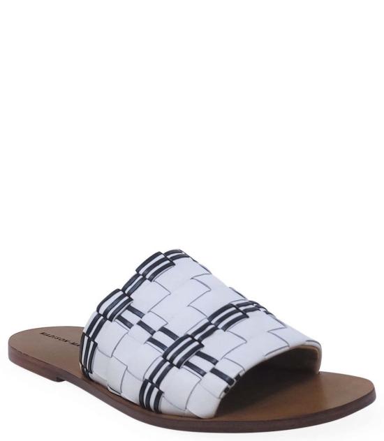  패션 모다 샌들 오픈 토  블랙/화이트 - FASHION MODA