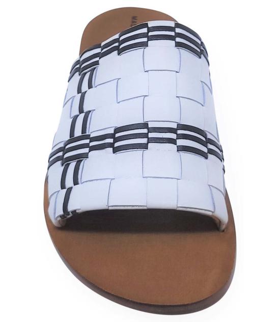  패션 모다 샌들 오픈 토  블랙/화이트 - FASHION MODA