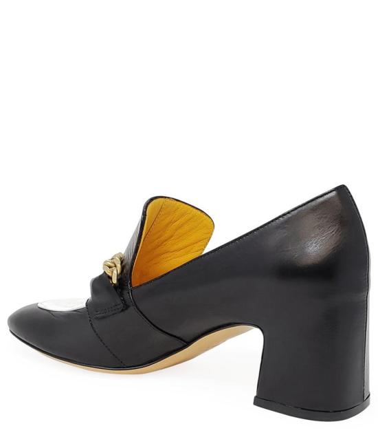  매디슨 메종 로퍼 힐  블랙/화이트 - MADISON MAISON