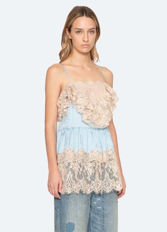  씨뉴욕 튜닉 씨 니 에델  탑 블루 - SEA NY