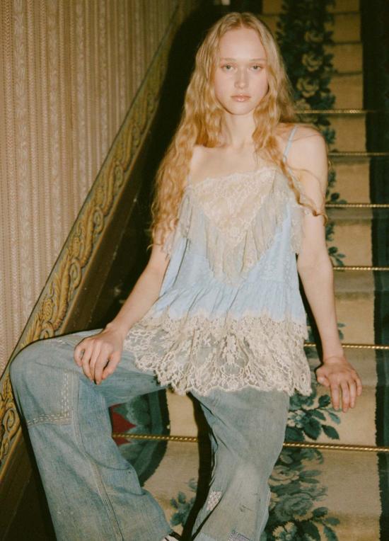  씨뉴욕 튜닉 씨 니 에델  탑 블루