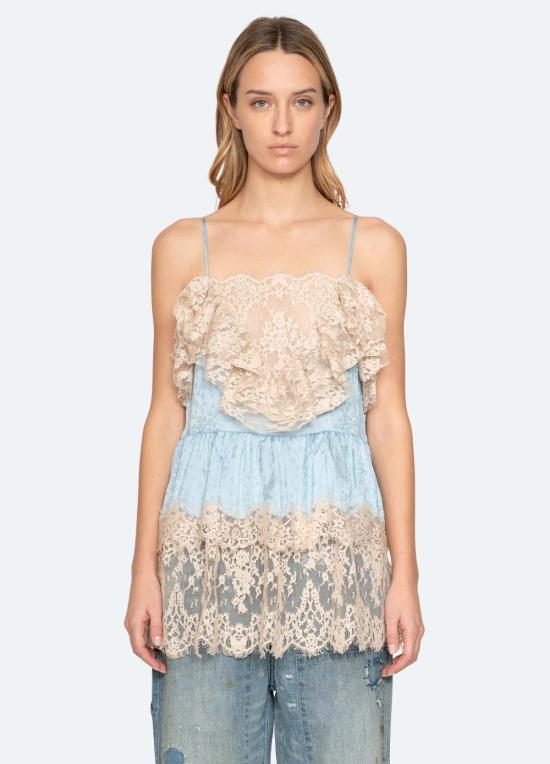  씨뉴욕 튜닉 씨 니 에델  탑 블루 - SEA NY