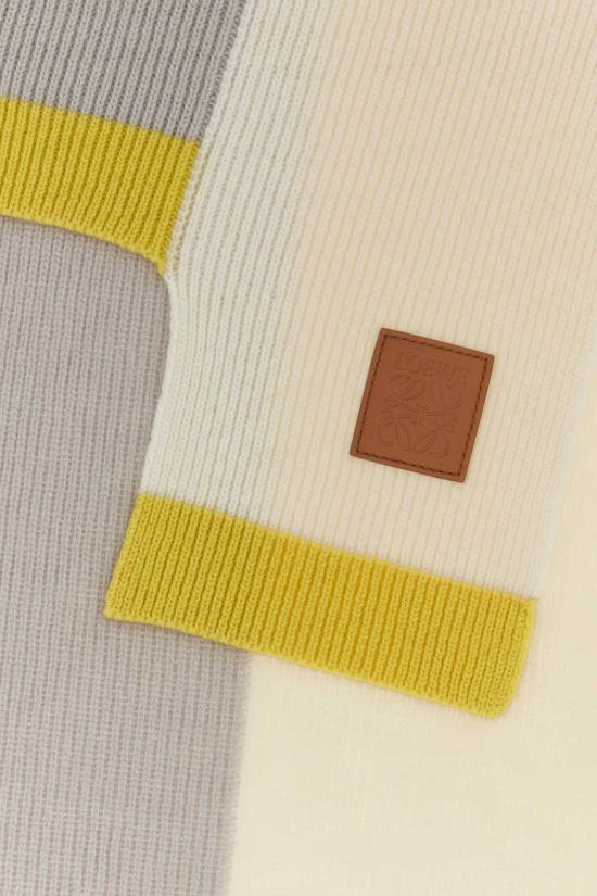 25FW 로에베 머플러/스카프 FSA8S3SK01 MUSTARDBRONZE Multicoloured - LOEWE