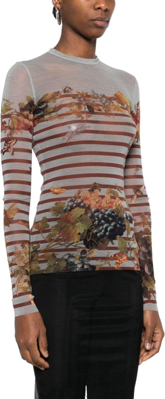 26SS 장 폴 고티에 긴팔 티셔츠 TO420M014P5690 DIVERS - JEAN PAUL GAULTIER