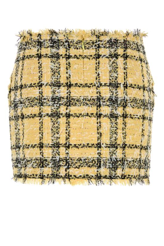 26SS 발망 숏 스커트 GF1LBB42XL73 AAA Checked - BALMAIN