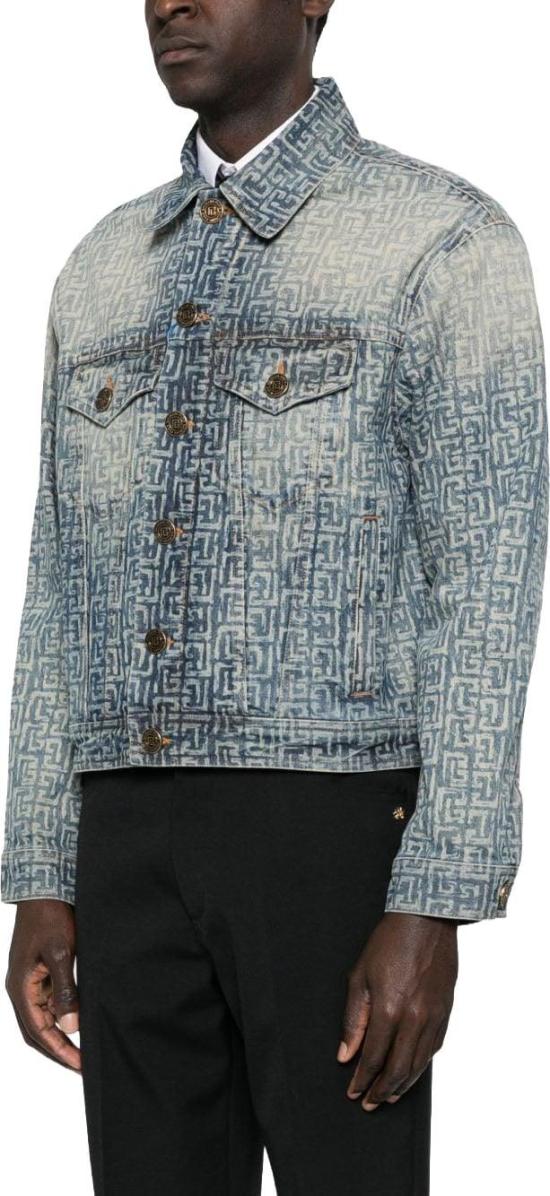 26SS 발망 데님 자켓 GH1TC330DG126AW BLUE - BALMAIN