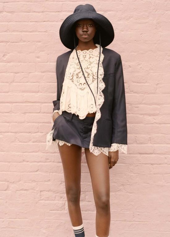  씨뉴욕 숏팬츠 씨 니 피오라 스커트 네이비