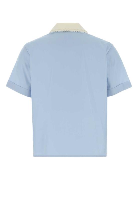 26SS 미우미우 셔츠 MK2020SOOO10IV F0013 Light Blue - MIU MIU