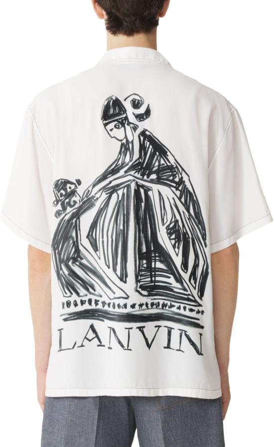 26SS 랑방 반팔 셔츠 RMSI00116257P2600 WHITE - LANVIN