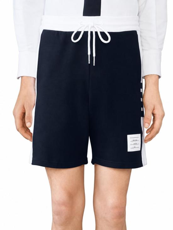 26SS 톰브라운 클래식 루프백 4바 스웨트쇼츠 MJQ222A03037 415 NAVY - THOM BROWNE