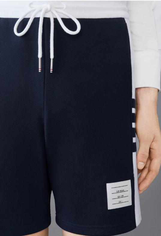 26SS 톰브라운 클래식 루프백 4바 스웨트쇼츠 MJQ222A03037 415 NAVY - THOM BROWNE