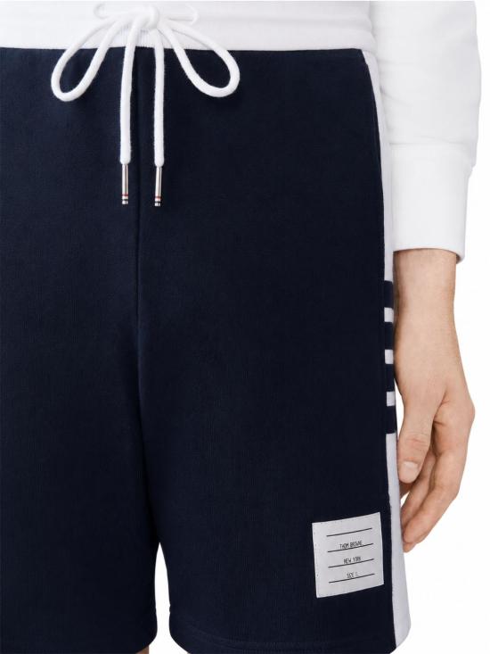 26SS 톰브라운 클래식 루프백 4바 스웨트쇼츠 MJQ222A03037 415 NAVY - THOM BROWNE