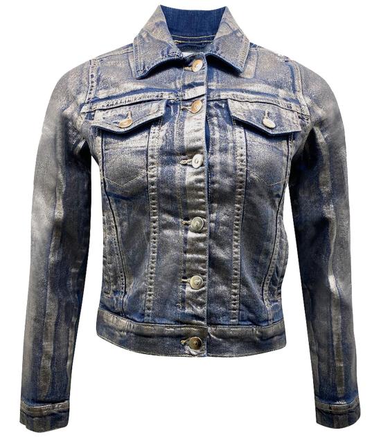  매디슨 메종 데님 자켓 데님 재킷 실버/데님