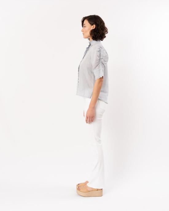  티에리 콜슨 블라우스 비타  그레이 - THIERRY COLSON