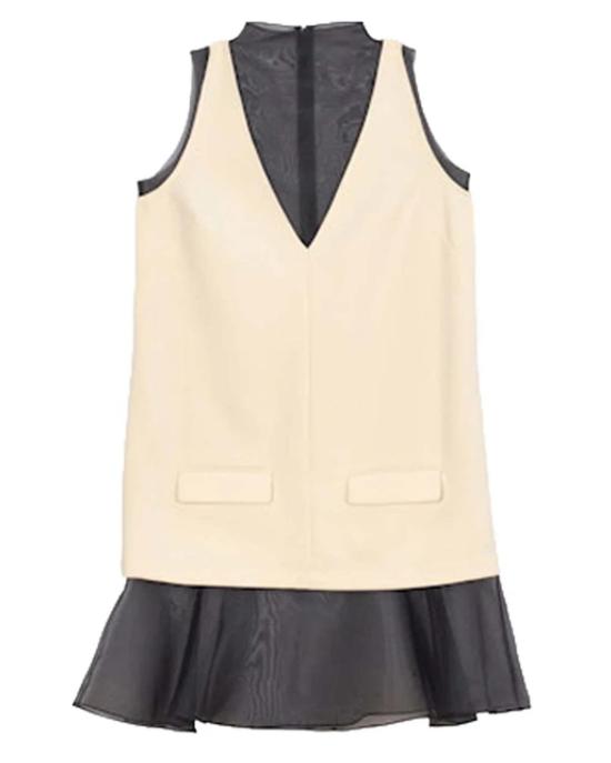  레이첼 코미 숏 원피스 에어리 드레스 크림