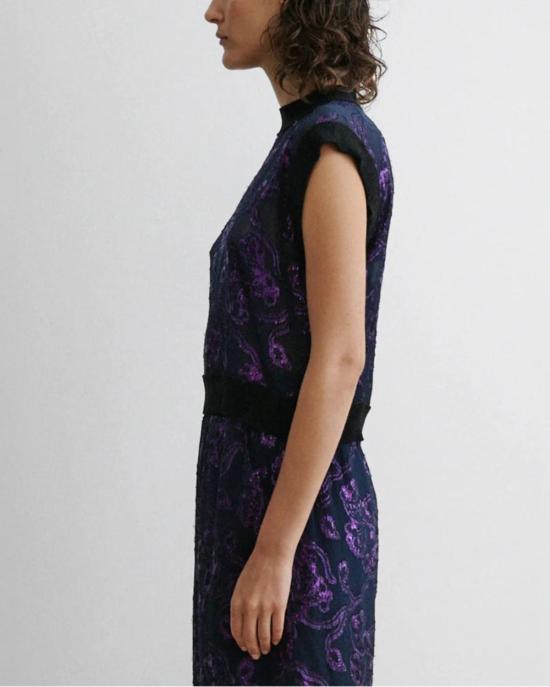  레이첼 코미 블라우스 오린 탑 퍼플 - RACHEL COMEY