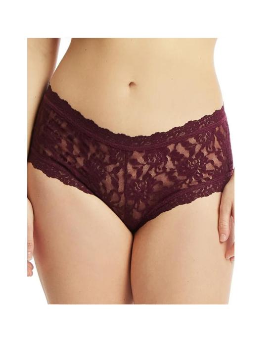  행키 팽키 팬티 행키 팬키 시그니처 레이스 보이쇼츠 랩드 드라이 체리 레드