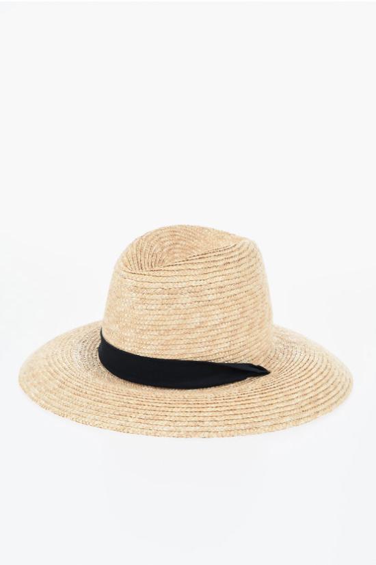  몬테갈로 모자 LADY FEDORA GROSBLUE NAVY Beige - MONTEGALLO
