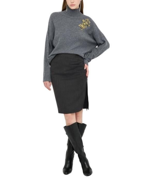 25FW 리우조 스커트 CF5233 T054A Grey - LIU JO