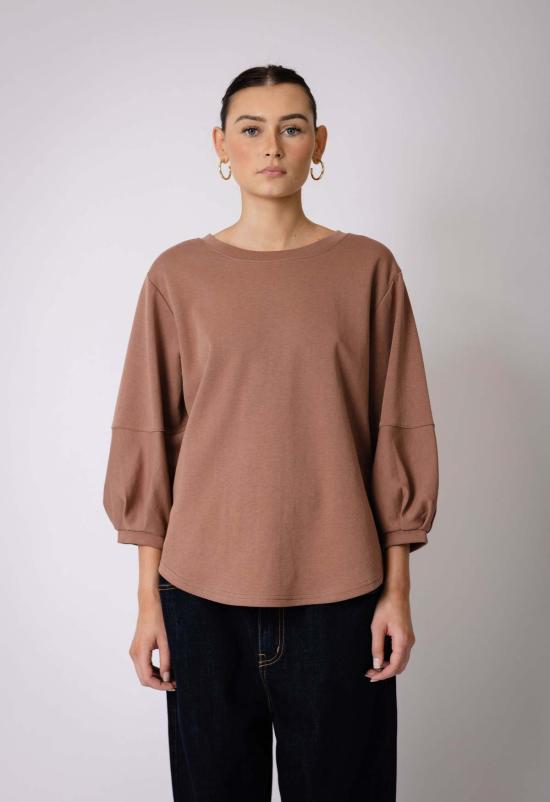  더 엔케이씨 스토어 긴팔 티셔츠 NKC 스토어 케이티 티 캐년 레드