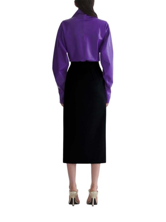 26SS 뮈글러 롱 스커트 26P1JU 05821020 1999 Black - MUGLER