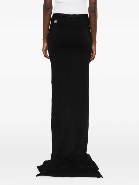 25FW 릭오웬스 몽클레어 롱 스커트 MU01F8H02 89AHD 999 BLACK - RICK OWENS MONCLER