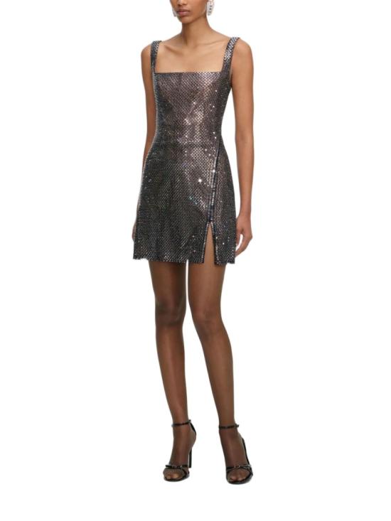 26SS 셀프 포트레이트 숏 원피스 RS26 051SB GR Grey - SELF PORTRAIT