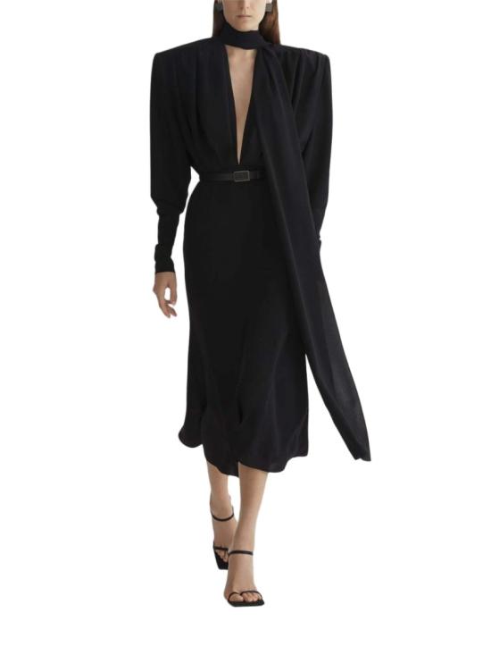 26SS 뮈글러 롱 원피스 26P1RO 1806369 1999 Black