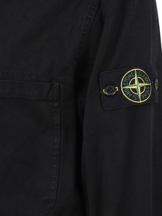 25FW 스톤 아일랜드 긴팔 셔츠 K2S151200025S0184 Black - STONE ISLAND