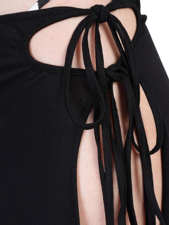 25FW 디 아티코 숏 스커트 250WCS00267JJJ060AA Black - THE ATTICO