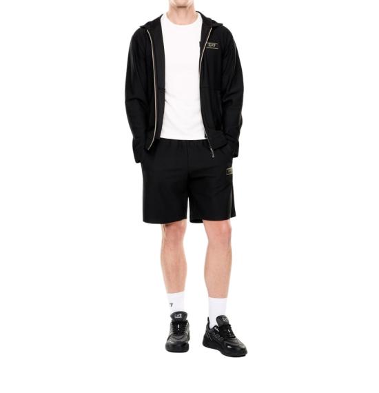 26SS 엠포리오 아르마니 후드 티셔츠 7M001339 AF21099 001 Black - EMPORIO ARMANI