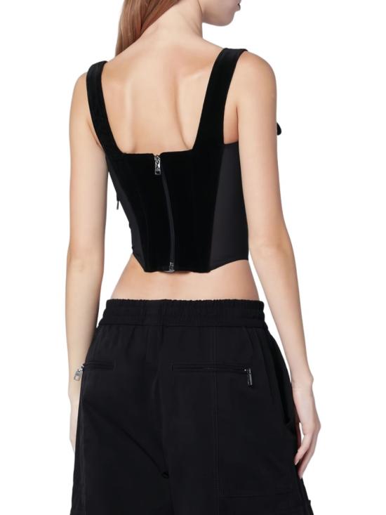 25FW 비비안웨스트우드 민소매 티셔츠 15030047 W00WX N401 Black - VIVIENNE WESTWOOD