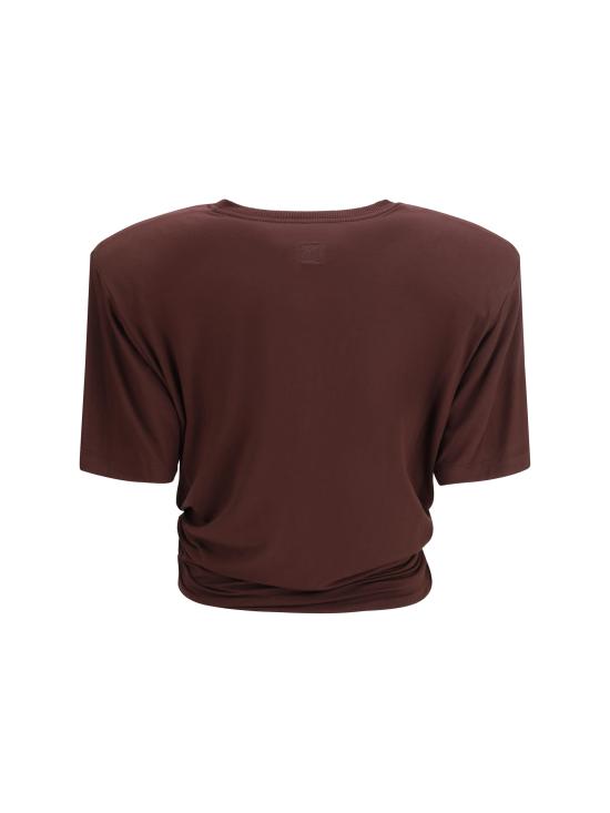 26SS 마그다뷰트림 반팔 티셔츠 102426 BROWN - MAGDA BUTRYM