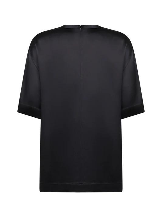 26SS 토템 반팔 티셔츠 261WRT0629FB0546 001 BLACK - TOTEME