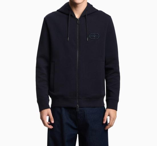  엠포리오 아르마니 긴팔 티셔츠 8N1ML6 1JHSZ 001 BLACK - EMPORIO ARMANI