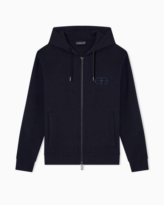  엠포리오 아르마니 긴팔 티셔츠 8N1ML6 1JHSZ 001 BLACK