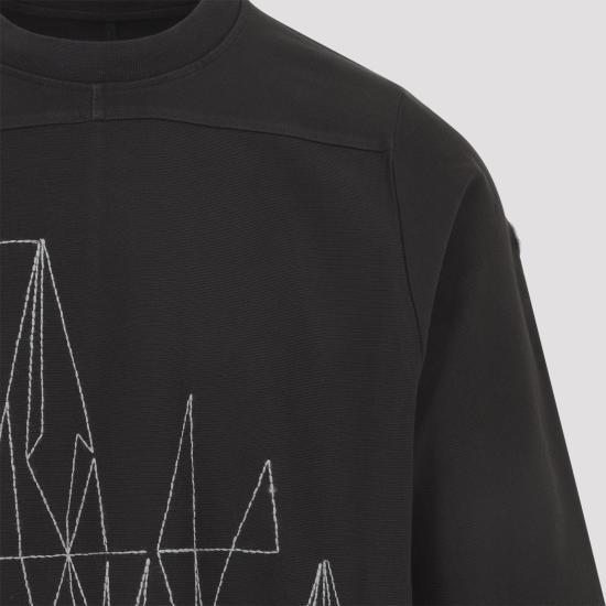 26SS 릭오웬스 몽클레어 폴로 티셔츠 MU01F8C04 89B7R 256 DARK DUST GREY - RICK OWENS MONCLER