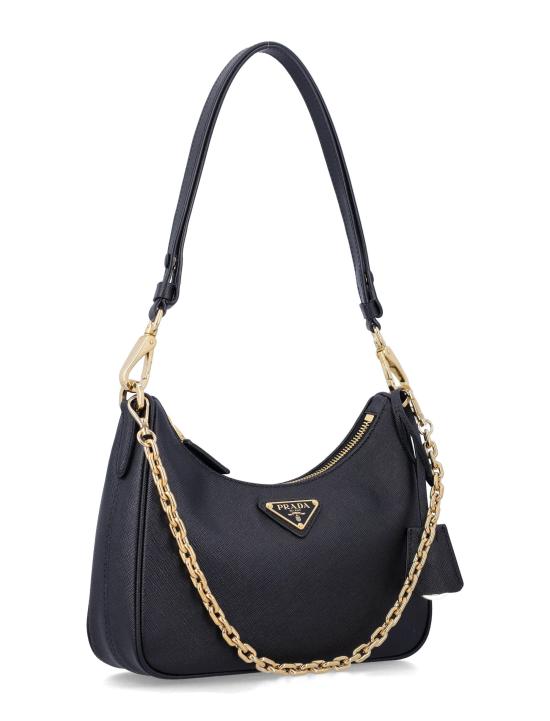 25FW 프라다 숄더백 1BC204NZV F0632 BLACK - PRADA