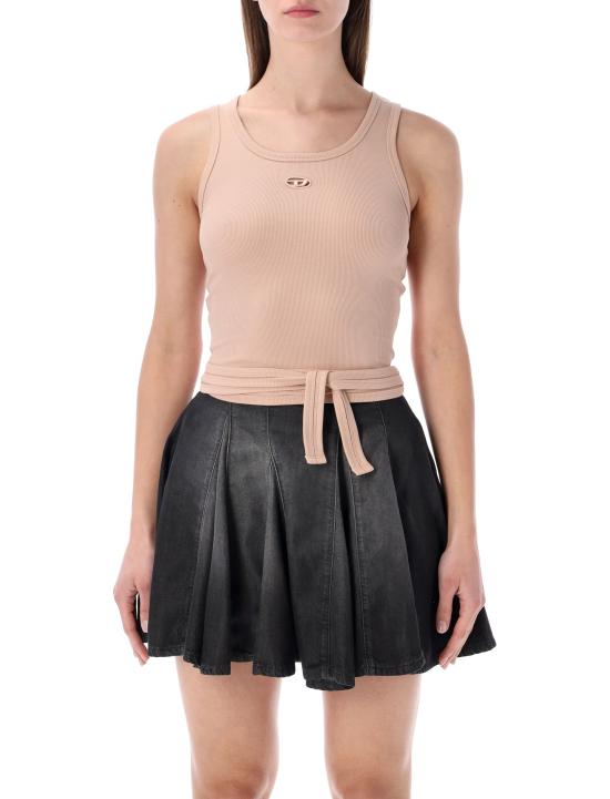 26SS 디젤 민소매 티셔츠 A210190EJAI 7AW PINK ROSE