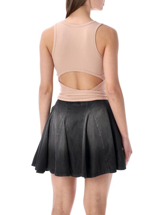 26SS 디젤 민소매 티셔츠 A210190EJAI 7AW PINK ROSE - DIESEL