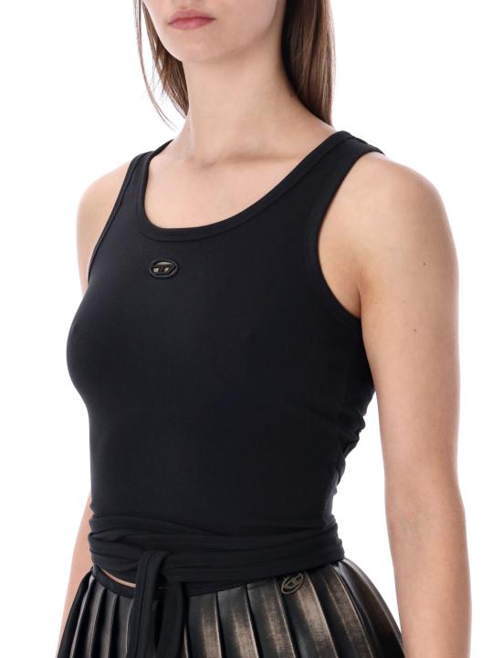 26SS 디젤 민소매 티셔츠 A210190EJAI 9XX Nero - DIESEL