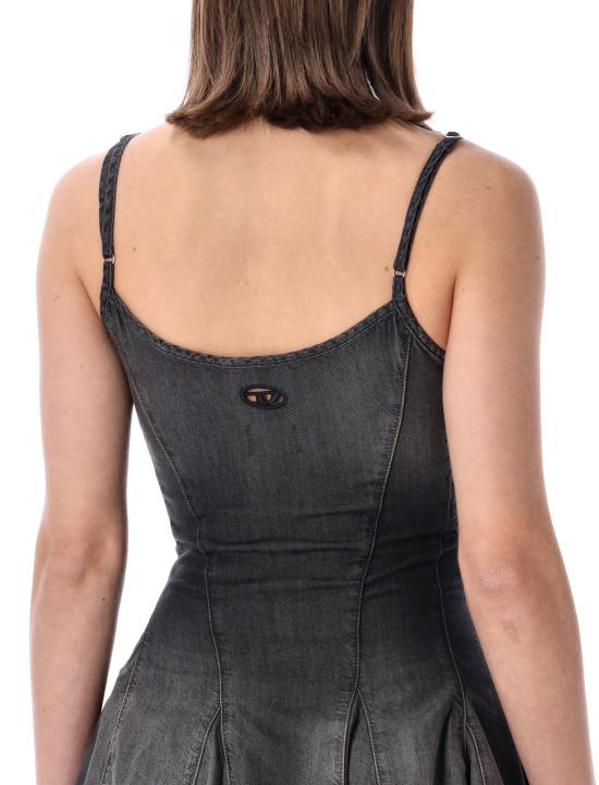 26SS 디젤 미디 원피스 A20907068VM 02 Nero - DIESEL