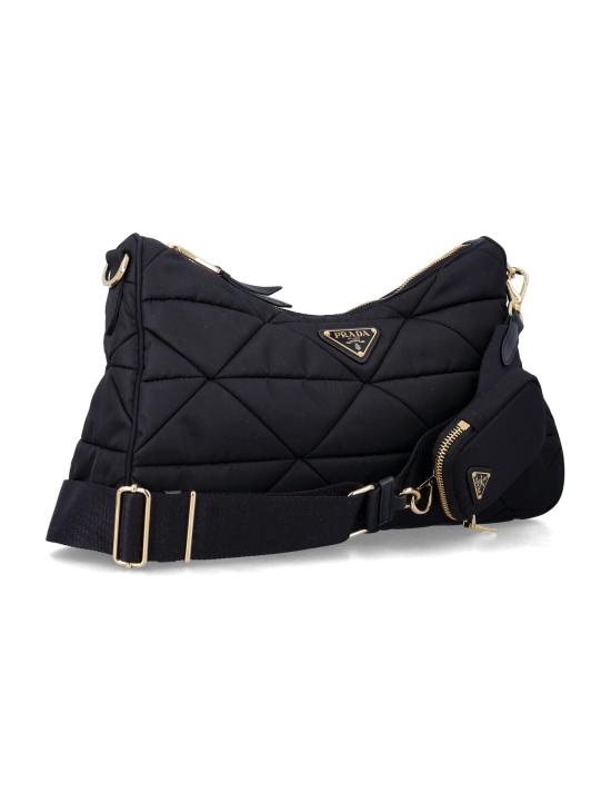 25FW 프라다 숄더백 1BC232RDJN F0632 BLACK - PRADA