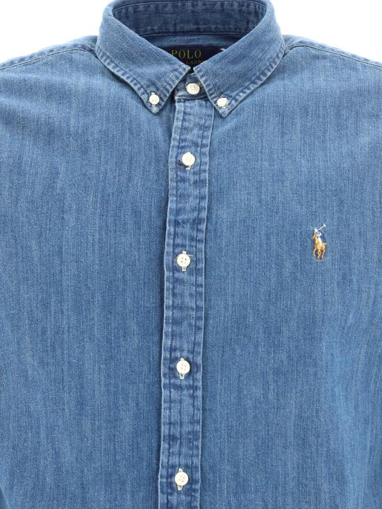 26SS 폴로 랄프로렌 클래식 플리스 후드 집업 710548539001 DENIM - POLO RALPH LAUREN