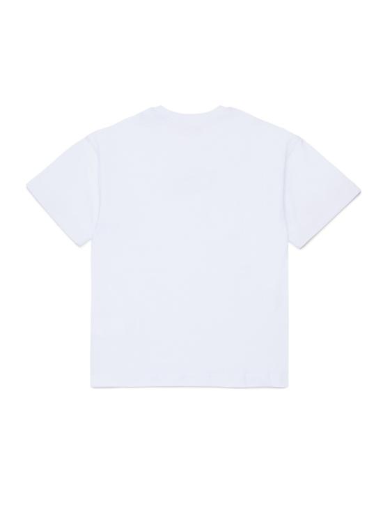 26SS [키즈] 디젤 티셔츠 J02590K 0GRAIK100 WHITE - DIESEL